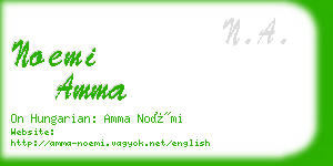 noemi amma business card